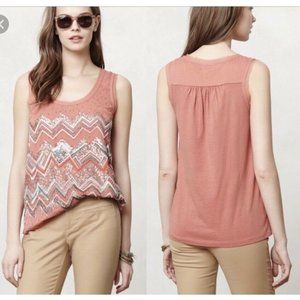 Anthropologie Meadow Rue Medium Tank Top Sleeveles